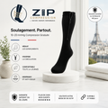 Bas de compression avec fermeture éclair ZIP COMPRESSION